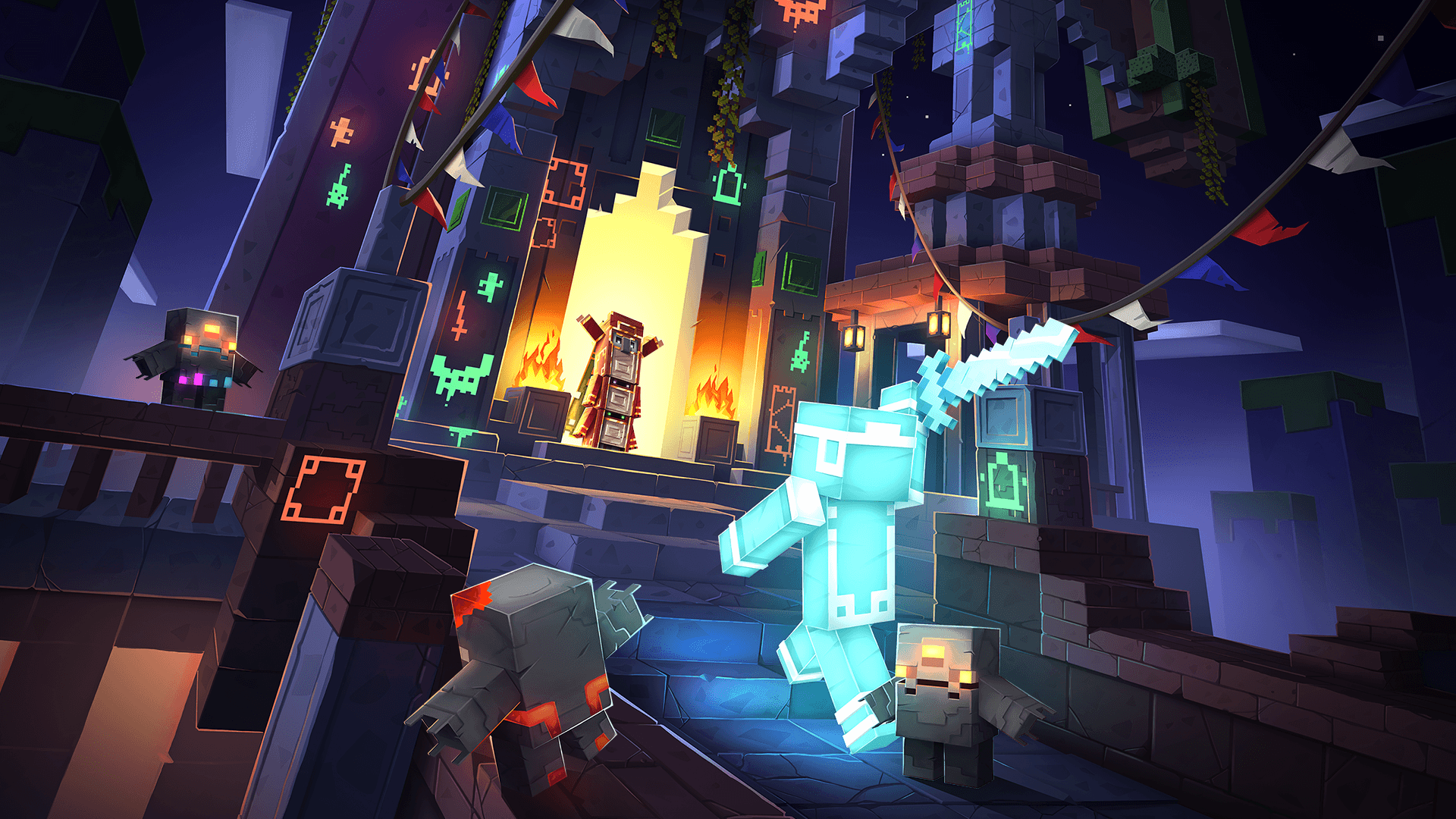 Minecraft Dungeons battleground